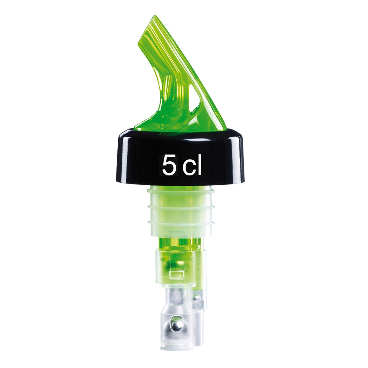 COMPACT - Flaschenportionierer - 50 ml. - 3 Kugel System - Neonfarbe - Grün - 2er Pack - Made in Germany