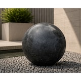 thumbnail of Bola decorativa jardín granito negro pulido esfera piedra natural diámetro 30 cm 38 kg exterior