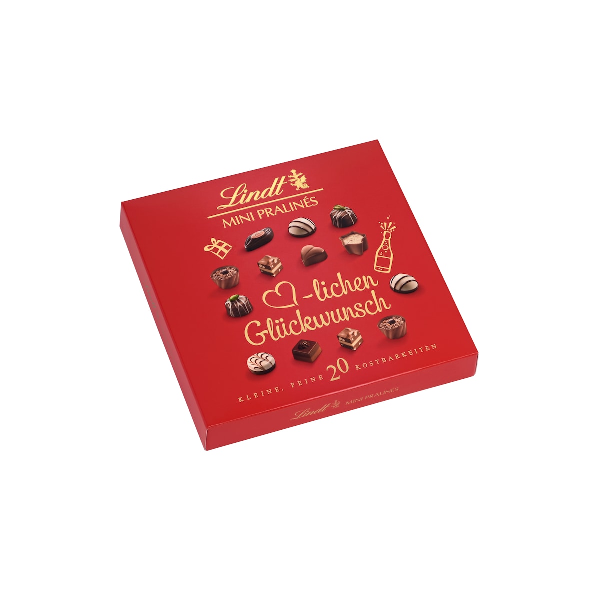 Lindt Mini Pralinés Herzlichen Glückwunsch (100 g)