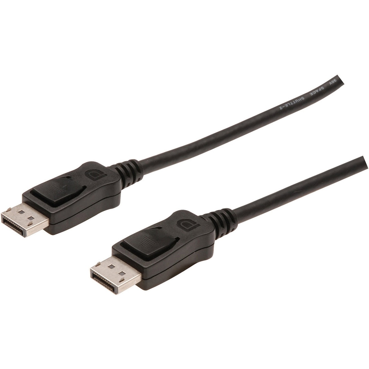 ASSMANN DisplayPort Kabel DP 2.0m Verriegelung DP 1.1a sw.