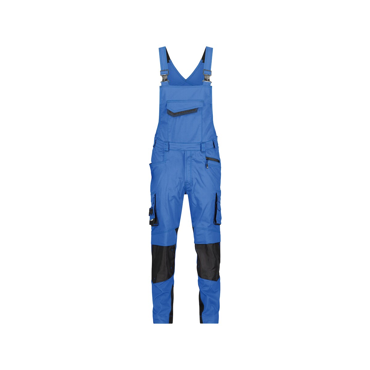 DASSY Voltic Arbeitslatzhose | D-FX Flex | Mech. Stretch | Elastischer Rücken | EN 14404 CRATOS | Art.-Nr. 400148 azurblau/anthrazitgrau 44 STANDARD