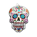 thumbnail of WellHome - Teschio floreale decorativo da appendere in stile Giorno dei Morti per Halloween