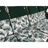 thumbnail of Columpio de jardín 4 plazas MIZAR XL reclinable y convertible en cama, estructura de metal, techo regulable de poliéster impermeable (Verde Begonia)