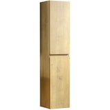 thumbnail of Alpenberger Hochschrank Hängend | Badschrank Schmal aus MDF&MFC | WC Badezimmerschrank mit 2 SoftClose Türen | Mehrzweckschrank Badmöbel Eiche Natur