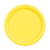 thumbnail of 6 Pappteller 18cm Partyteller Einwegteller plastikfrei Partygeschirr Geburtstag Kindergeburtstag Partydeko Tischdeko Gelb