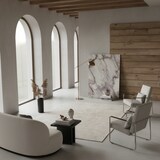 thumbnail of Viskose-Teppich Handgewebt Elegant | 160x230cm, 7mm Florhöhe, 17mm Gesamthöhe | Beige-Grau | Pflegeleicht | Bari Kollektion | Kadima Design