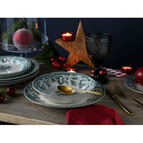 thumbnail of CreaTable Weihnachten Grün Tellerset 12-tlg Steingut