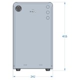 thumbnail of Tafelwassergerät BieTal BT-30U Kühlung Schanksäule Puls 335 Filter 2Kg CO2
