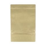 thumbnail of MONOUSO - Saco DoyPack Kraft Fecho Zip e Janela 20+10x30cm (50 Uds)