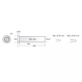thumbnail of Dispensador de copos descartáveis para restauração SC-35-RS
