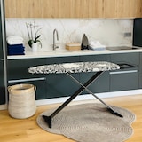 thumbnail of Kitchen Move Bügelbrett mit Bügeleisenablage TIFFANY 130x47cm Aluminium Schwarz