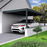 thumbnail of Pergola solaire Santa 3,49x3,537M 2400W Intersun, Gris Anthracite, aluminium