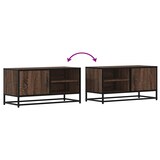thumbnail of vidaXL TV-Schrank Eichen-Optik 80x34,5x40 cm Holzwerkstoff und Metall