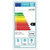 thumbnail of GI Edelstahl 1200 Liter Gefrierschrank statische Kühlung mit Ventilator