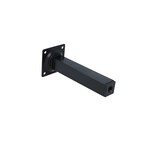 thumbnail of Metall-Möbelbein 150mm Couchfuss Schwarz Eckig Möbelfuss Tischstütze 25 x 25mm