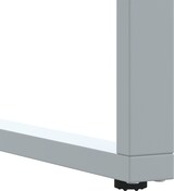 thumbnail of vidaXL Outdoor-Esstisch Grau 140x80x75 cm Stahl & Massivholz Akazie