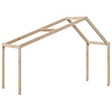 thumbnail of vidaXL Hochbett mit Leiter und Dach 90x200 cm Massivholz Kiefer