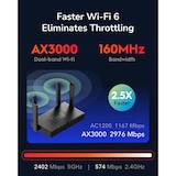 thumbnail of CUDY WR3000 AX3000 Wi-Fi 6 Mesh Router Gigabit
