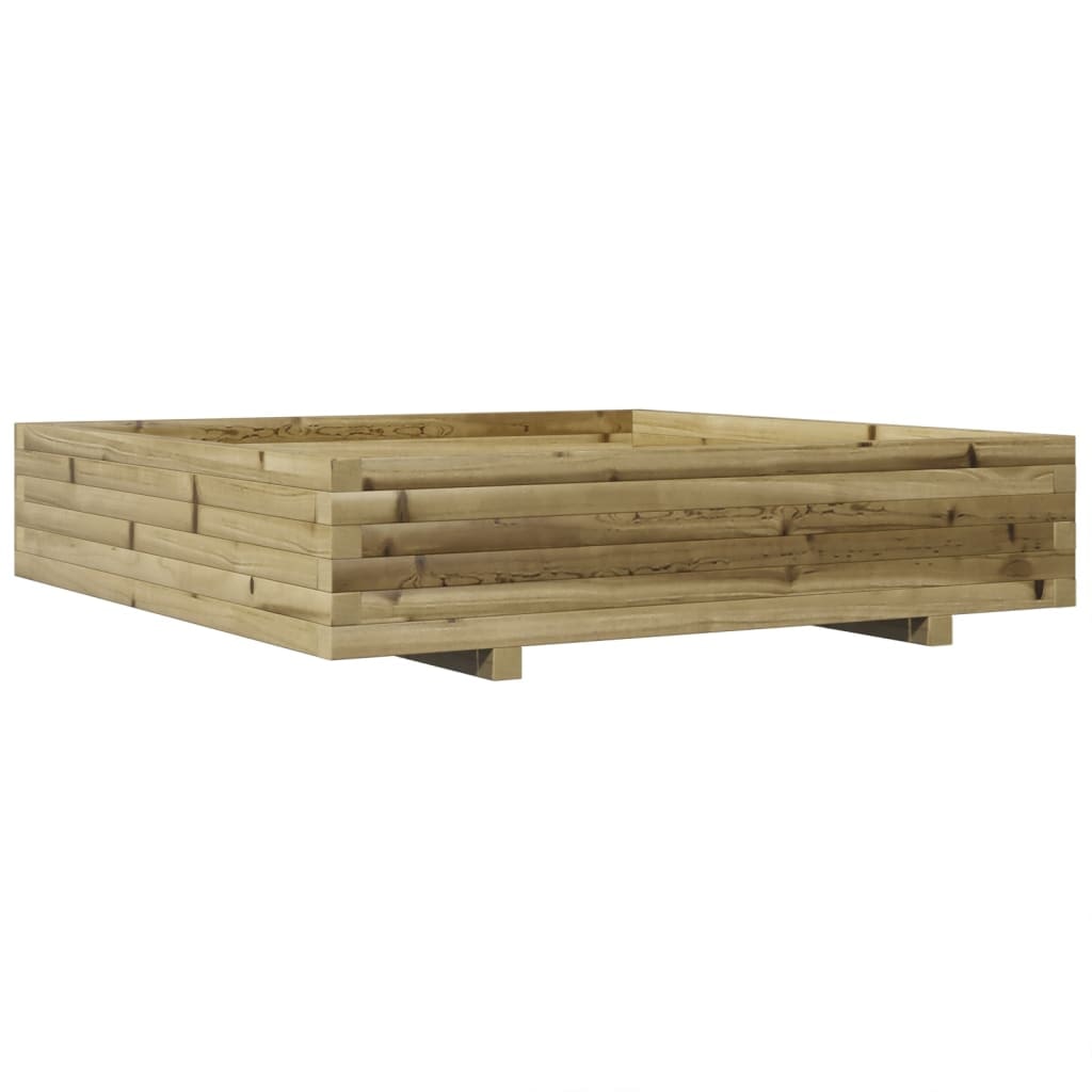vidaXL Pflanzkübel 110x110x26,5 cm Kiefernholz Imprägniert