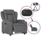thumbnail of vidaXL Massagesessel Elektrisch Grau Kunstleder