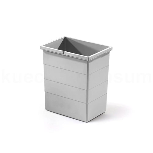 Hailo Inneneimer 1076119 hellgrau 20 Liter 320 x 226 x 350 mm 2 Henkel