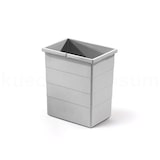 thumbnail of Hailo Inneneimer 1076119 hellgrau 20 Liter 320 x 226 x 350 mm 2 Henkel