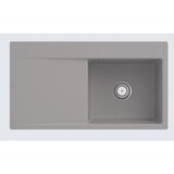 thumbnail of Villeroy&Boch Spülbecken mit Abtropffläche links, Subway Style 50 flat Fossil Grau 88x49cm, Handbetätigung