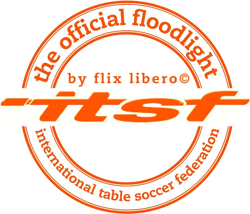 Ein Logo für die internationale Tischfußballföderation.