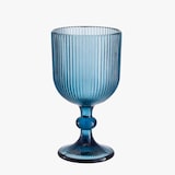 thumbnail of Juego de 6 Vasos RIBBED Azul 24cl