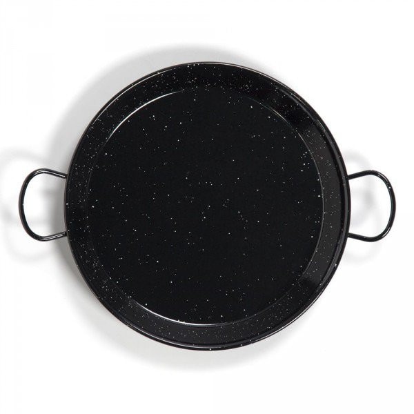 Traditionele geëmailleerde stalen Paellapan Ø34Cm (6 personen). Vaello