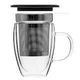 thumbnail of Secret de Gourmet - Taza tetera de doble pared Cléa de 30 cl de vidrio