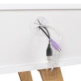 thumbnail of Moderner Schreibtisch, Skandinavischer Retro Look, Große Arbeitsfläche - Stilvoll & Praktisch. 110x60x85 cm | Kadima Design