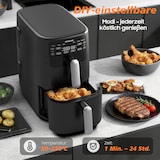 thumbnail of XXL Double Stack Heißluftfritteuse 10L Dual-Zone Airfryer 2700W – 2 Vertikale Kammern, 6 Programme, LED Touchdisplay, Fettarme Fritteuse ohne Öl