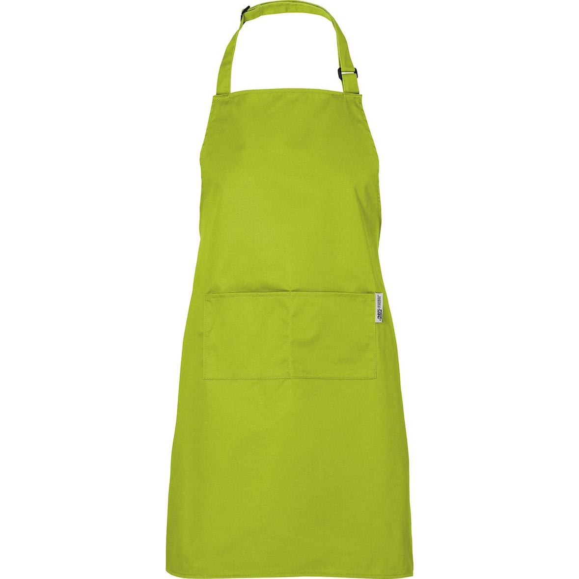 Chefs Fashion - Keukenschort - Lime Groen Schort - 2 zakken - Simpel verstelbaar - 71 x 82 cm