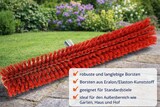 thumbnail of Hochwertiger Straßenbesen 50cm Breit mit Metall-Stielhalter rote Kunststoff-Borsten Besen für draussen Straßenschrubber Straßenfeger