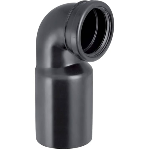 Geberit Anschlussbogen PE DN 90/90 90° PE-HD für Wand-WC