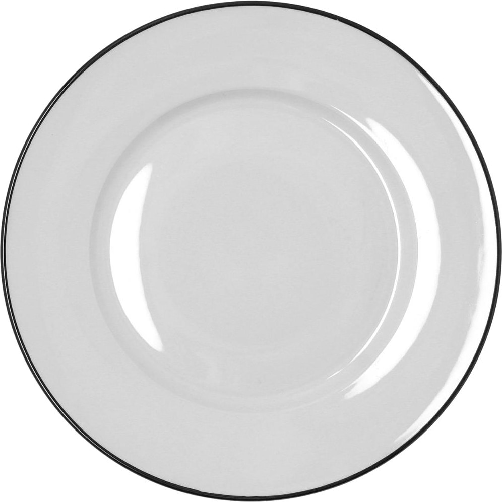 Bidasoa Glacial Filo Set 6 Platos Llanos Porcelana 27Cm