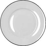 thumbnail of Bidasoa Glacial Filo Set 6 Platos Llanos Porcelana 27Cm