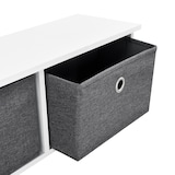 thumbnail of Helloshop26 - Perchero de pared 30 x 100 x 20 cm blanco gris plata 03_0008181