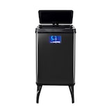 thumbnail of WellHome - Set 2 Cestini intelligenti 40L colore Nero con Etichette Magnetiche 35,5x26x71,5 cm