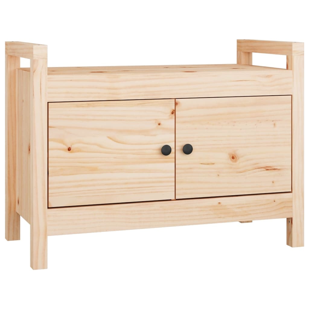 Helloshop26 - Eingangsbank 80 x 40 x 60 cm massives Kiefernholz 02_0010797