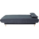thumbnail of Clic clac 3 places LIV 20 - Tissu Soro gris - Couchage 125x190 cm - Avec coussins - L193 x P95 x H93 cm AUCUNE