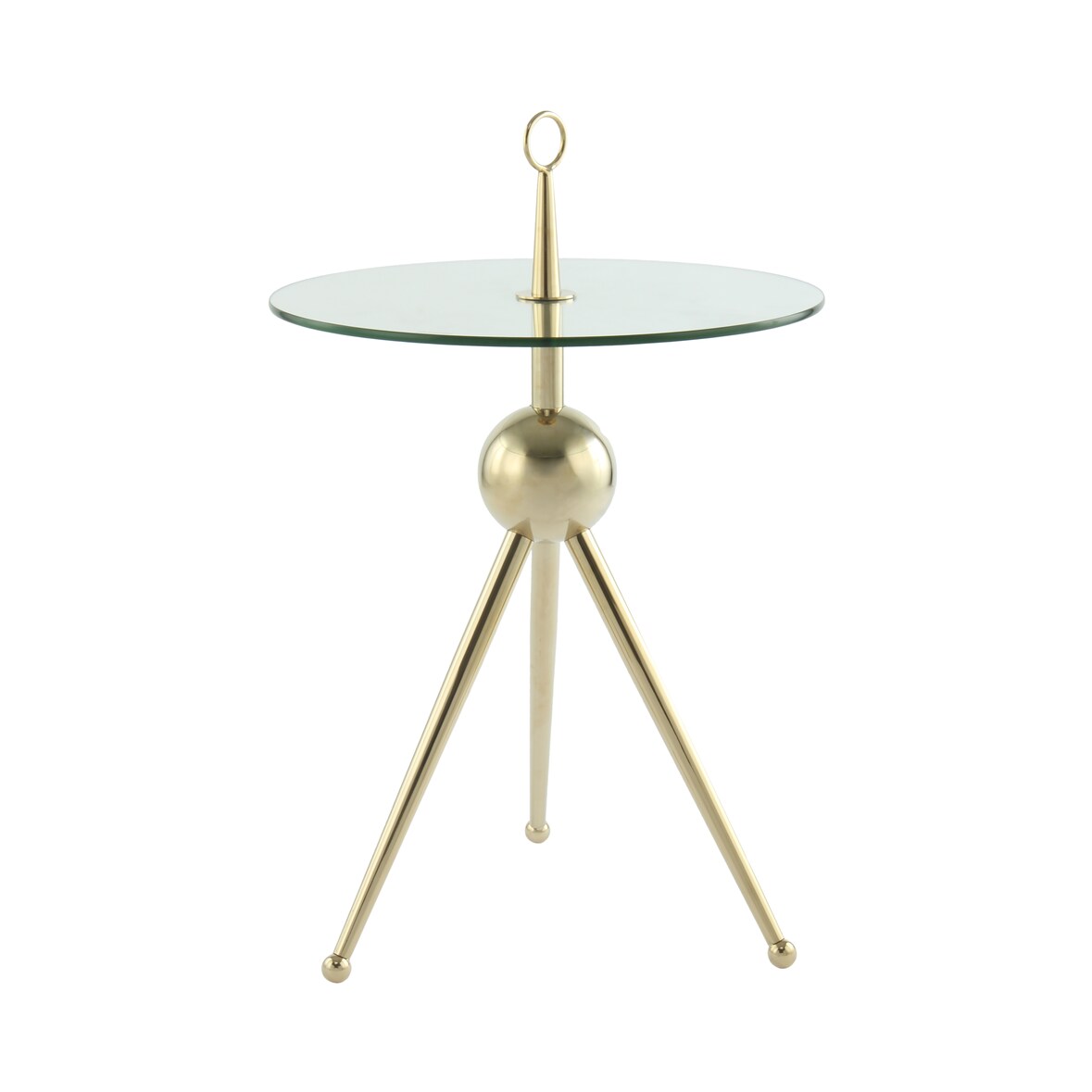 Beistelltisch Janifer 300 Gold / Klar