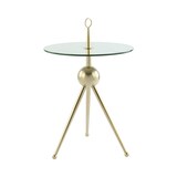 thumbnail of Beistelltisch Janifer 300 Gold / Klar