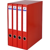 thumbnail of Modulo 4 Carpetas POKF 2D25mm Rojo aro