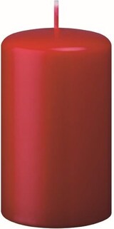 thumbnail of Flachkopf-Stumpenkerzen Weihnachtsrot Erdbeere 120 x Ø 70 mm, 12 Stück
