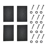 thumbnail of Helloshop26 - Juego de 2 patas de mesa rectangulares de metal para mueble 30 x 43 cm color negro 03_0003660