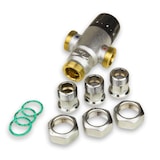 thumbnail of Caleffi Brauchwassermischer 3/4 Zoll Mischbatterie Thermomischer Verbrühschutz