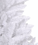 thumbnail of vidaXL Künstlicher Weihnachtsbaum Klappbar mit Ständer Weiß 270 cm