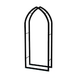 thumbnail of DanDiBo Kaminholzregal Innen Schwarz Metall Kaminholzständer MOS 123 cm Holzkorb Kaminholzhalter Feuerholzregal Holzregal